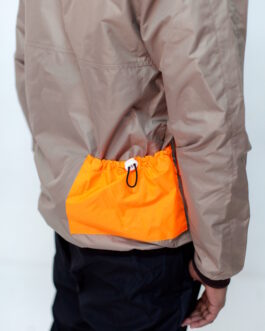 Hukt Ripstop Fishermans Jacket – Brown / Orange