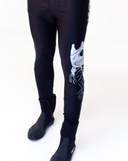 Hukt Quick Dry Tights with Reflective Print – Black