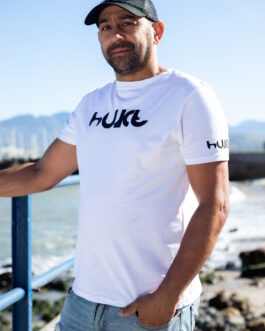 Hukt Mens Cotton Crew Neck T-Shirt – White