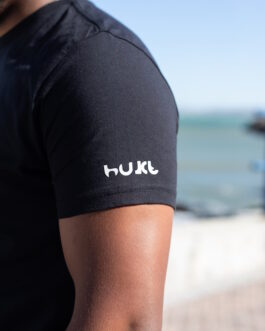 Hukt Mens Cotton Crew Neck T-Shirt – Black